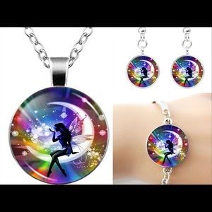 Rainbow Fairy Moonsprite 4 Pcs Jewelry Set